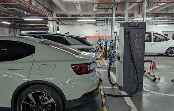 Charging Station in Underground Car Park grasen